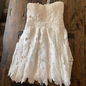 White lace dress